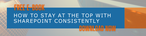 Free E-book - How to stay at the top with SharePoint Consistently
